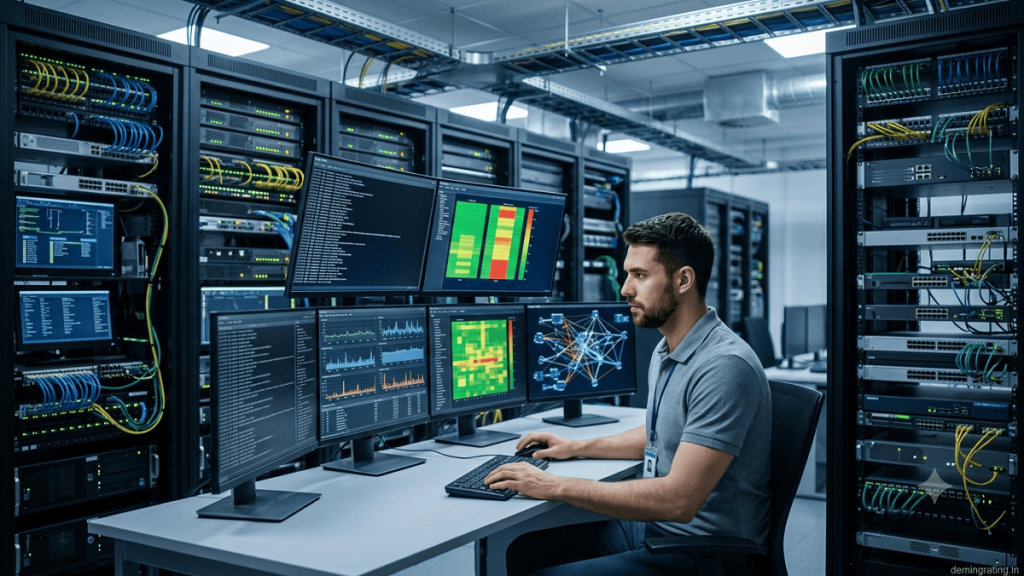 Continuous Monitoring and Support with IT professionals monitoring network security, system performance, and infrastructure.