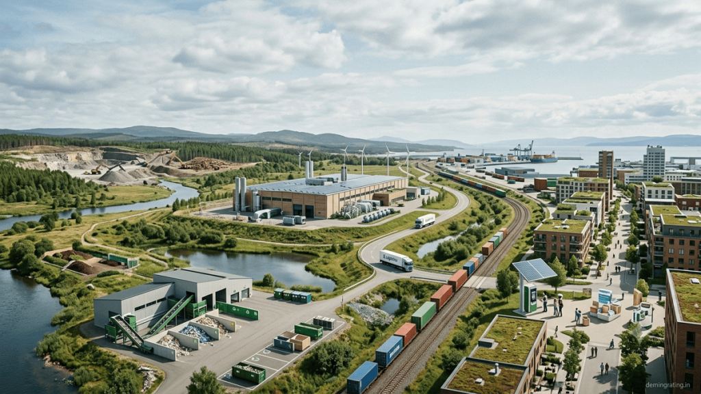 ISO 14044:2006 life cycle assessment in a modern sustainable manufacturing facility