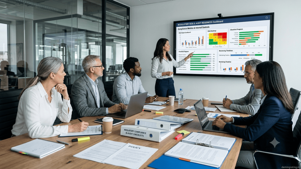 Regulatory Compliance Consulting Regulatory compliance consultants advising business leaders on compliance risks, regulatory requirements, and risk mitigation strategies.