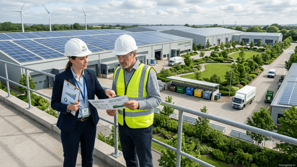 Sustainability consulting helping businesses improve environmental performance and adopt sustainable practices.
