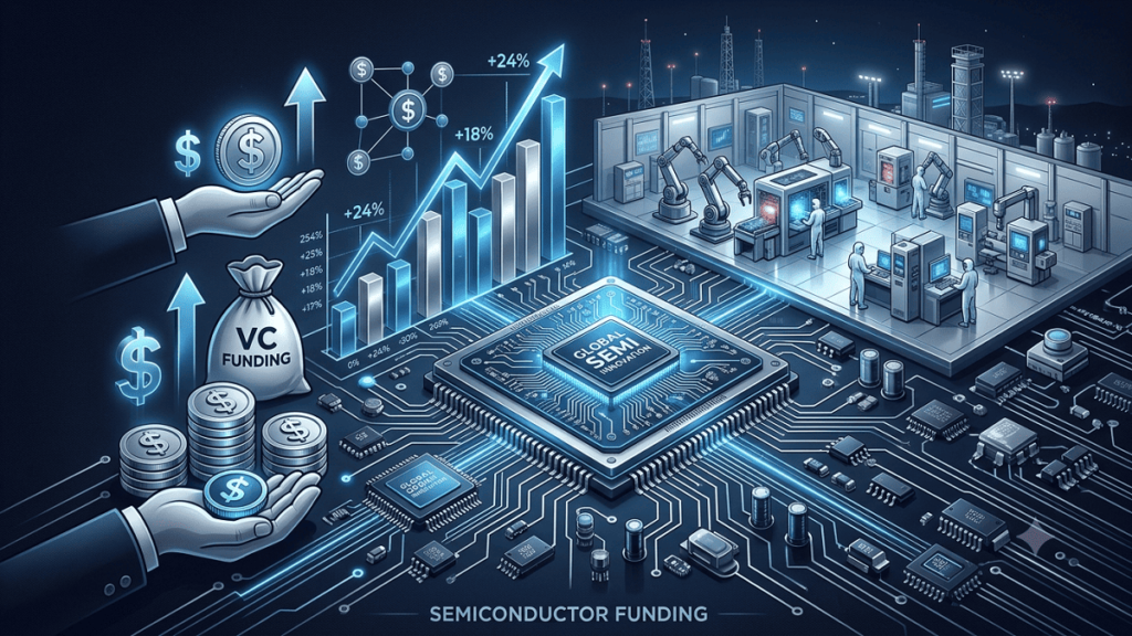 Semiconductor funding supporting chip manufacturing, AI technology, and innovation.
